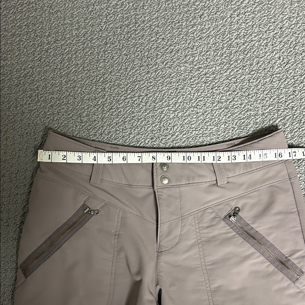 Athleta Taupe Straight Leg Pants with Pockets - Picture 2 of 7